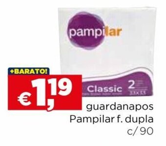 Bolama guardanapos Pampilar f. dupla c/90 promoção