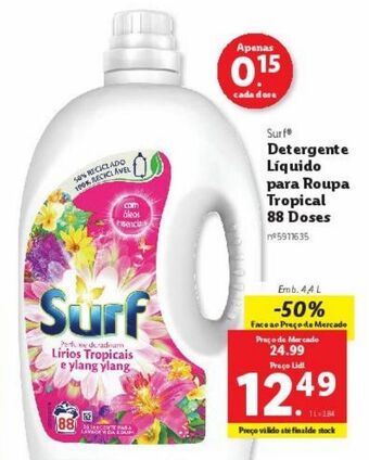 Lidl Detergente líquido promoção