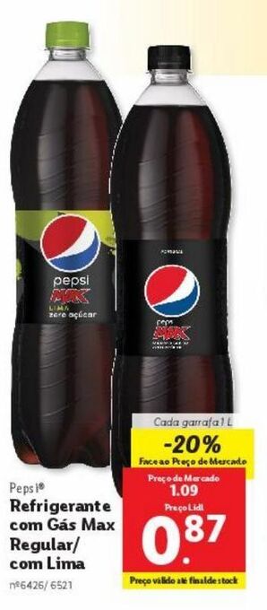 Lidl Pepsi promoção