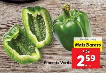 Lidl Pimentão verde promoção