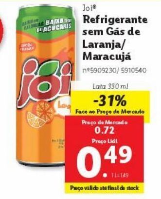 Lidl Refrescos joi promoção