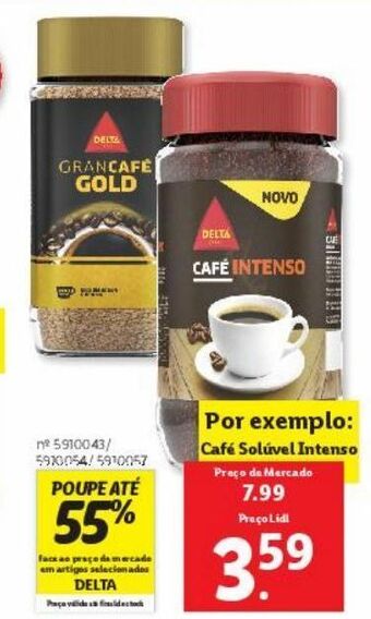 Lidl Café solúvel delta promoção