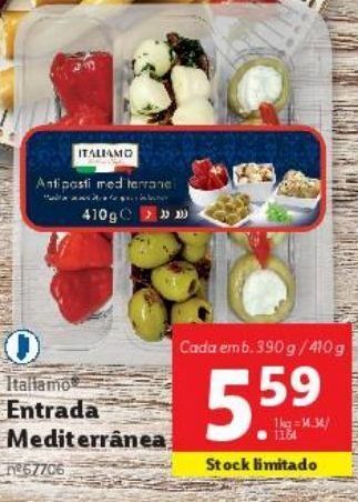 Lidl Alimentação italiamo promoção