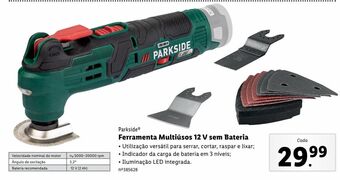 Lidl Ferramentas parkside promoção