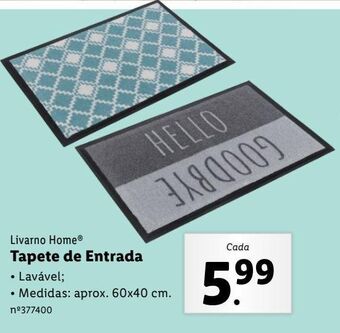 Lidl Tapete promoção