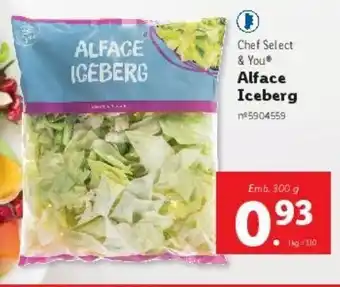Lidl Alface chef select promoção