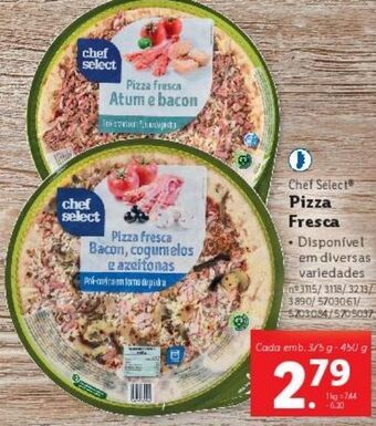 Lidl Pizza chef select promoção