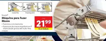 Lidl Máquina de massas ernesto promoção
