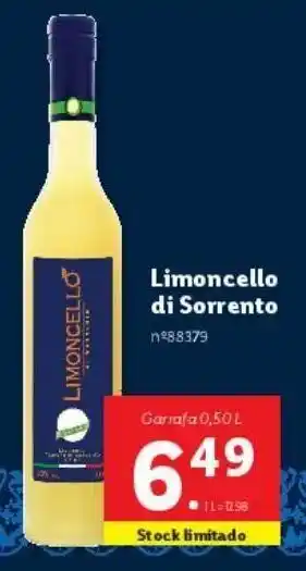 Lidl Limoncello promoção