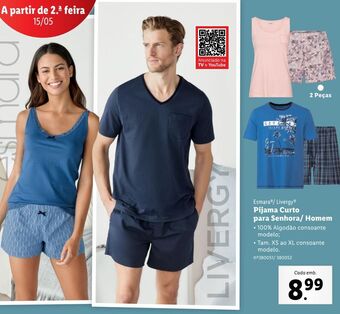 Lidl Pijama promoção