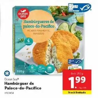 Lidl Hambúrguer ocean sea promoção