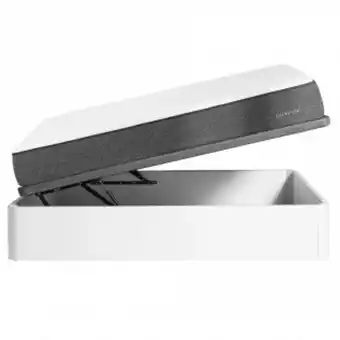 Sommier de tampo elevatório branco dividido