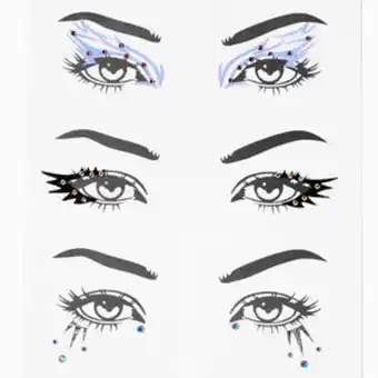 Claire's Edgy eye gems - 3 pack promoção