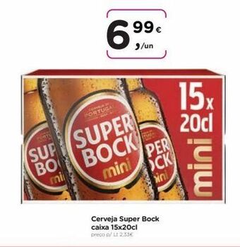 Aqui é fresco Cerveja super bock promoção