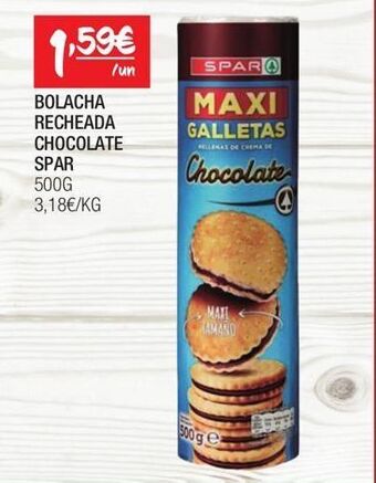 Spar Bolacha recheada spar promoção