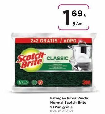 Esfregão scotch-brite