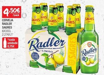 Spar Cerveja radler promoção