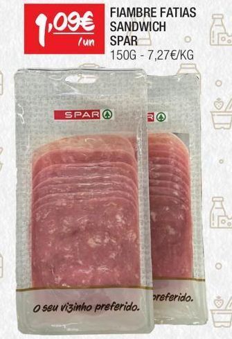 Spar Presunto spar promoção