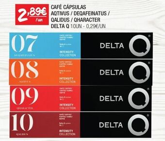 Spar Cápsulas de café delta q promoção