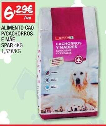 Spar Ração para cães spar promoção