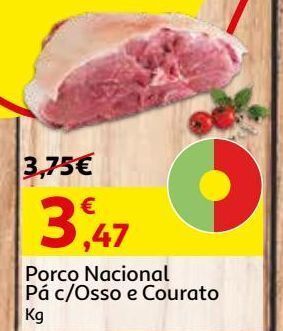 Porco nacional pá c/osso e courato kg