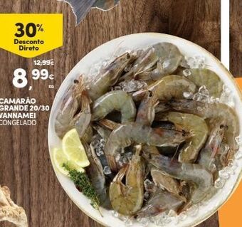 Continente Bom dia Camarão congelado promoção