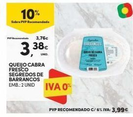 Continente Bom dia Queijo de cabra promoção