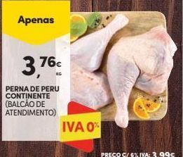 Continente Bom dia Presunto de peru continente promoção