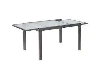 Mesa extensível garden star alum. cinza 132/264*90*75cm