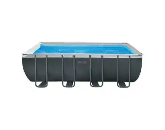 Piscina rectangular c/bomba intex e acessórios 549x274x132cm