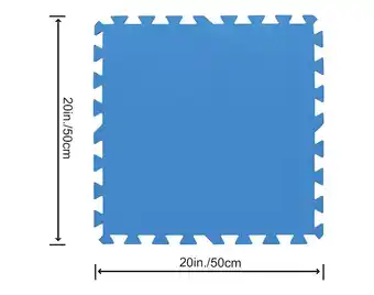 Auchan Base para piscinas bestway 9 unidades 50x50cm promoção