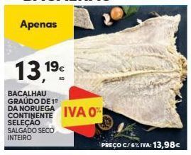 Continente Bom dia Bacalhau promoção