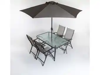Conjunto mesa cadeiras chapeu cinza