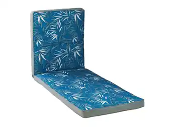Coxim garden star espreguiçadeira azul