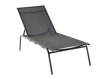 Espreguiçadeira garden star xxl cinza 202x76x39cm