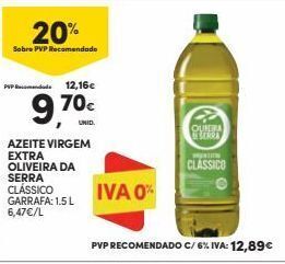 Continente Bom dia Azeite virgem oliveira da serra promoção