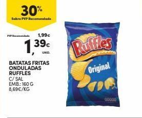 Continente Bom dia Batata chips ruffles promoção