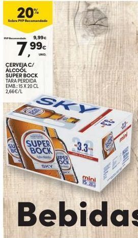 Continente Bom dia Cerveja super bock promoção