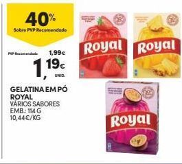 Continente Bom dia Gelatina royal promoção