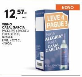 Continente Bom dia Vinhos casal garcia promoção