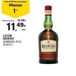 Continente Bom dia Licor beirão promoção