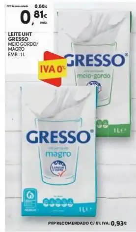 Continente Bom dia Leite gresso promoção