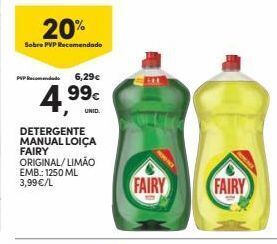 Continente Bom dia Detergente lavalouça fairy promoção