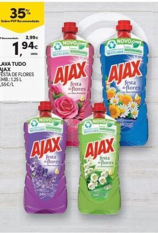 Continente Bom dia Limpadores ajax promoção