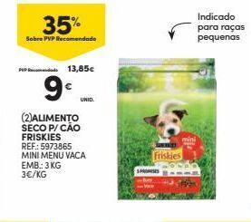 Continente Bom dia Ração para cães friskies promoção
