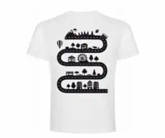 Camiseta para papá broom broom blanca