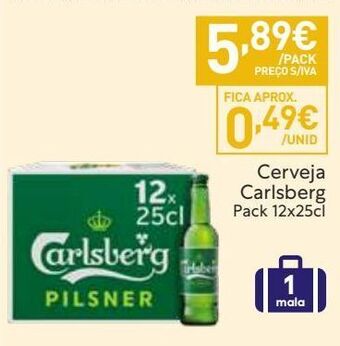 Recheio Cerveja carlsberg promoção