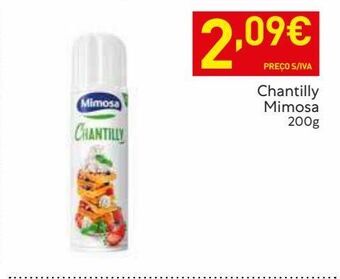 Recheio Chantilly mimosa promoção