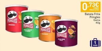 Recheio Batata chips pringles promoção