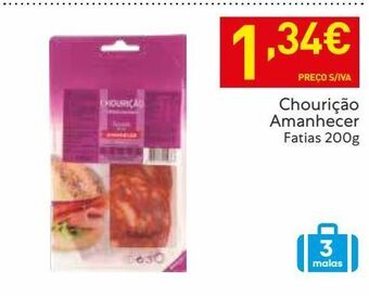 Recheio Chouriço amanhecer promoção